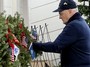 The Coast Guard wreath.